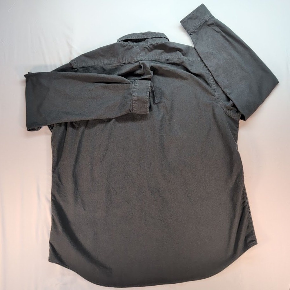 Polo Ralph Lauren Mens Long Sleeve Button Down Shirt Black Red Pony Logo XXL - Picture 4 of 7
